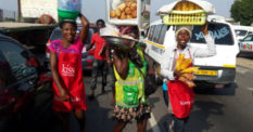 In Ghana, these women normalize condom use by selling Kiss condoms in the marketplace alongside other commodities including rolls, yams, and popular drinks.